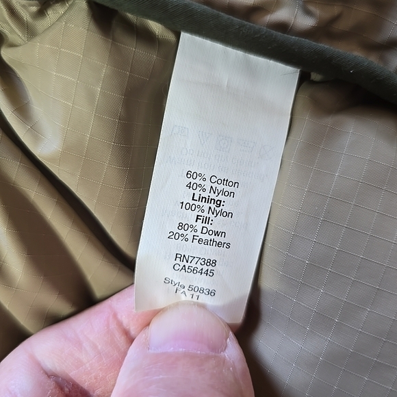 J Crew Expedition Down Filled Mens Size Large Boulder Vest - Picture 10 of 10